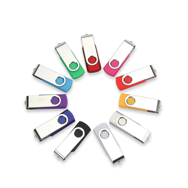 Swivel colorful usb flash drive