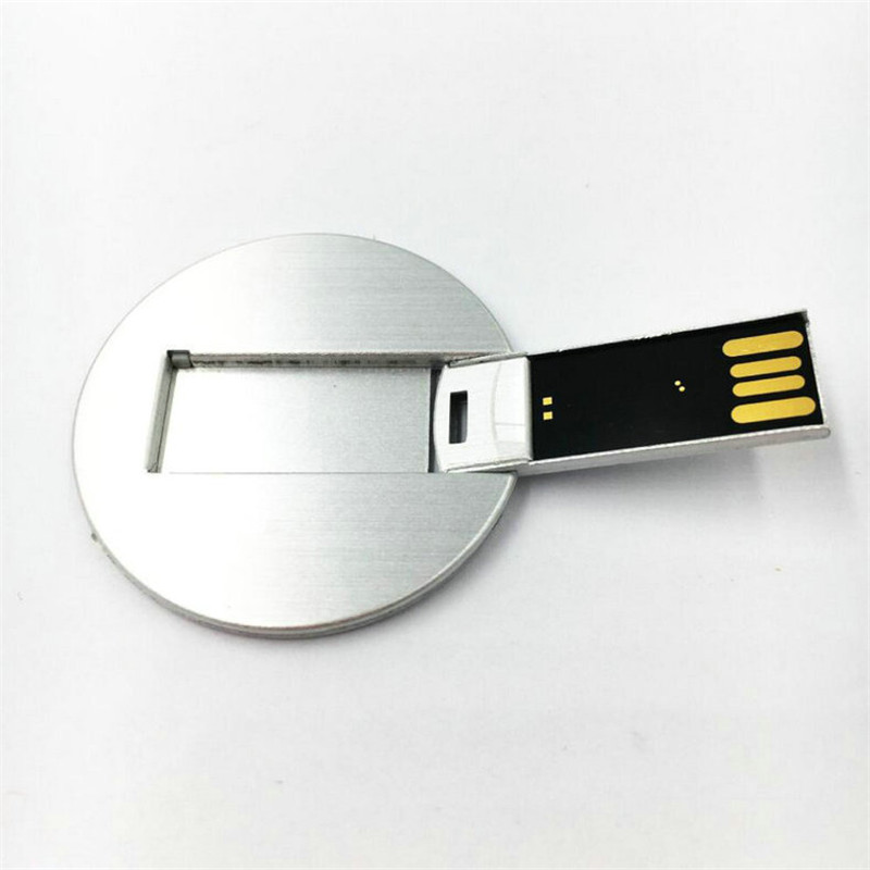 Round shape card USB memory stick