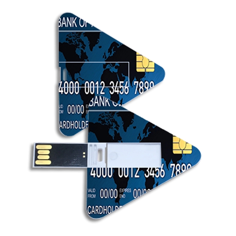 Mini Triangle Plastic card usb drive