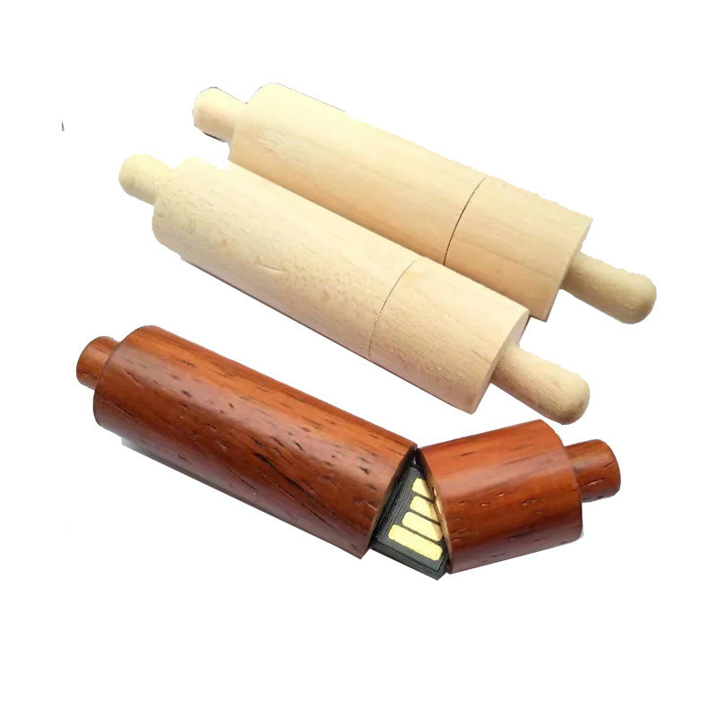 Wooden Rolling Pin USB Memory Stick 