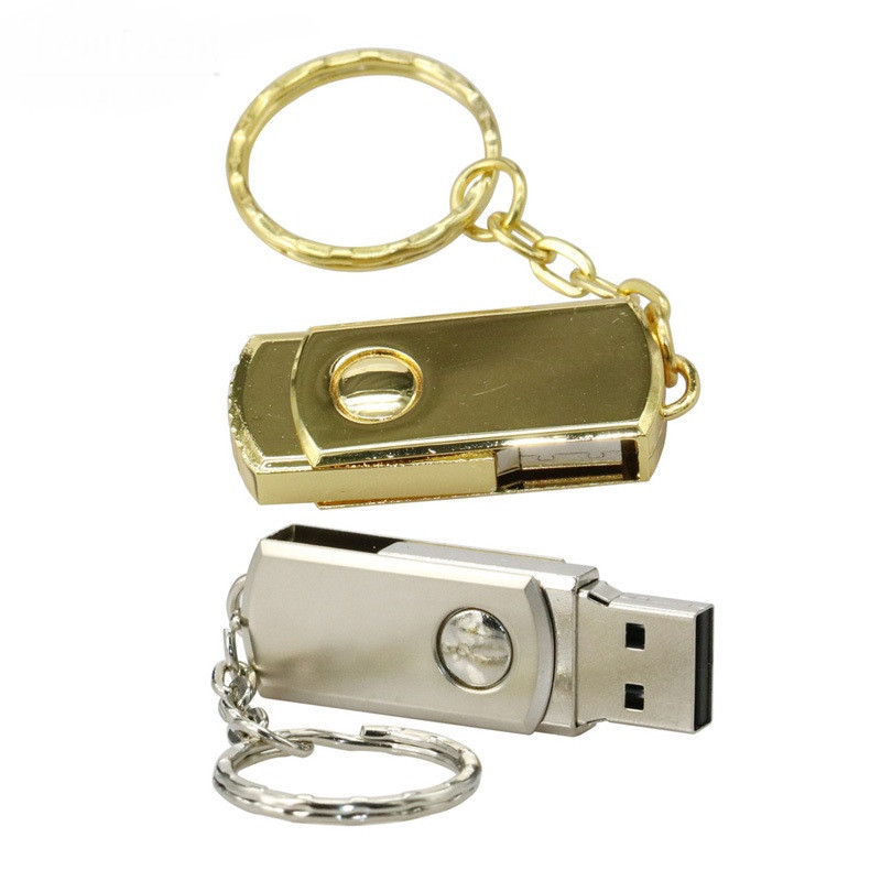 Swivel fat metal usb flash drive