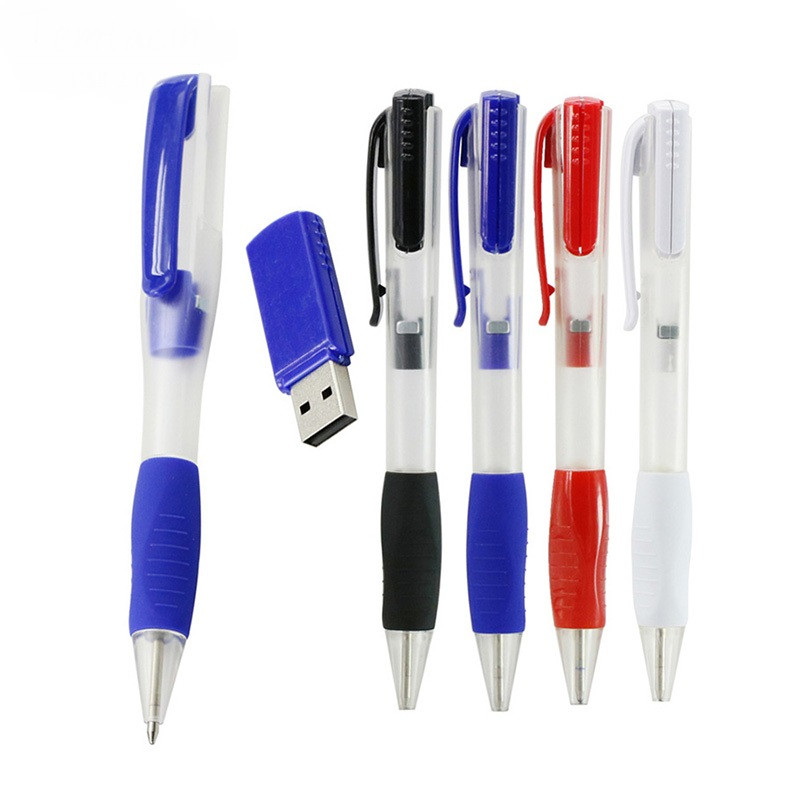 Plastic Ballpoint pen usb flash drive