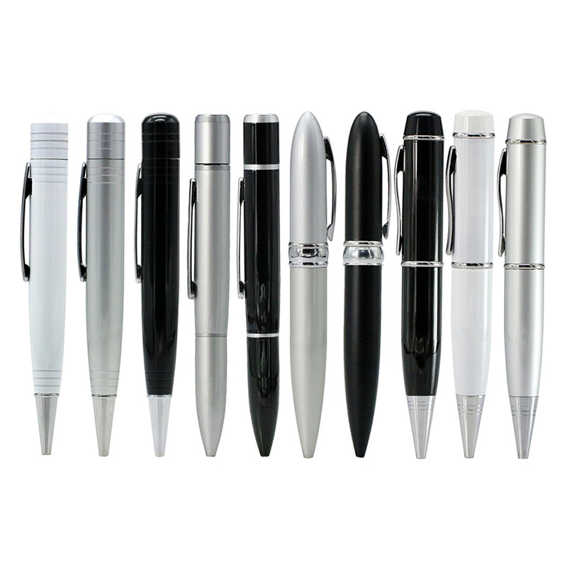 4 type Metal Ballpoint pen usb flash drive