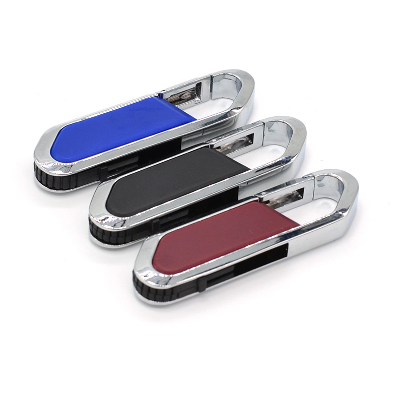 Metal hard leather usb flash drive