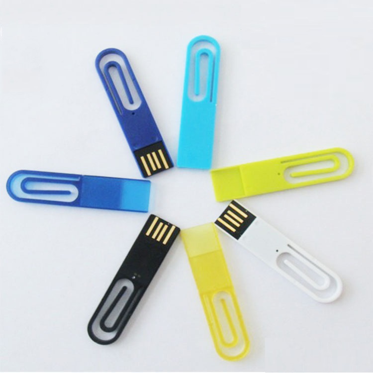 Paperclip Bookmark Flash Drive