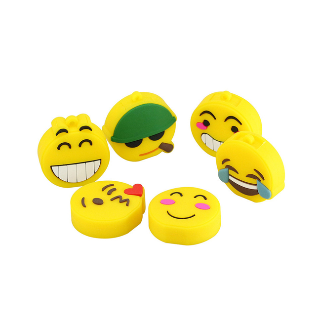 Cartoon usb emoji series flash drive