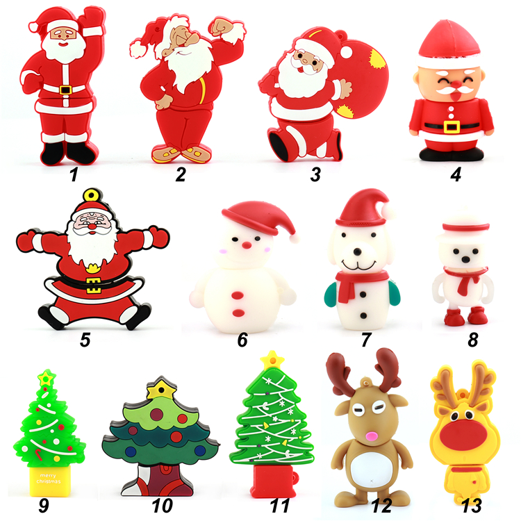 Christmas gift series mini USB pendirve