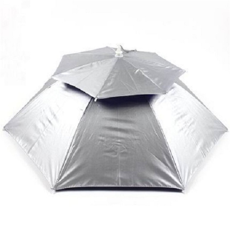 Outdoor double hat umbrella