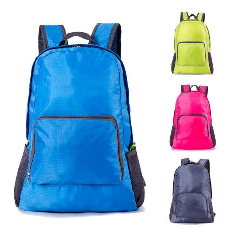 Packable travelling backpack with shoulder bags hotsale