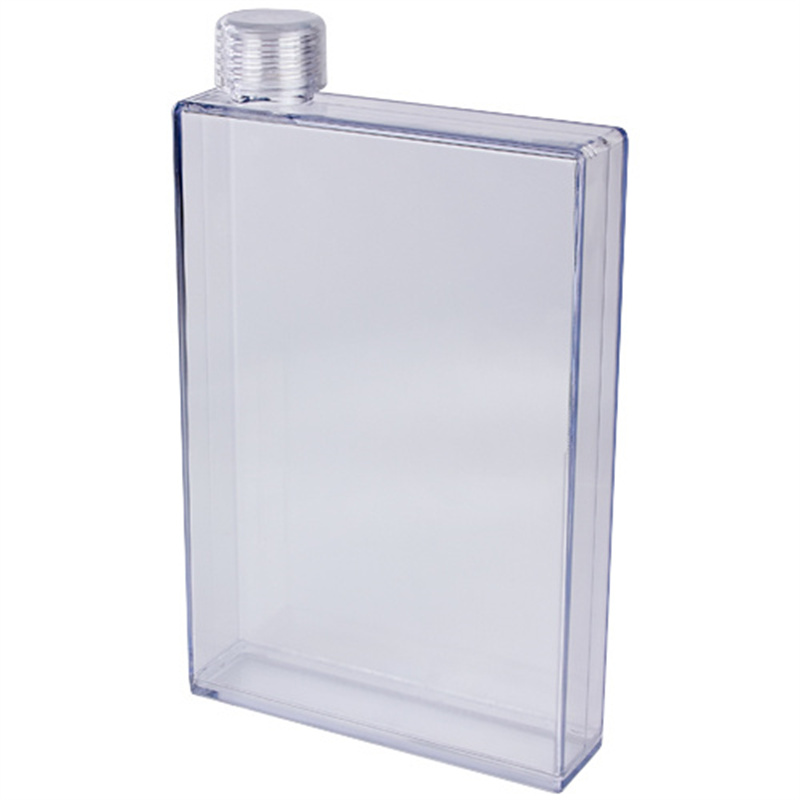 500 ml rectangular and transparent bottle