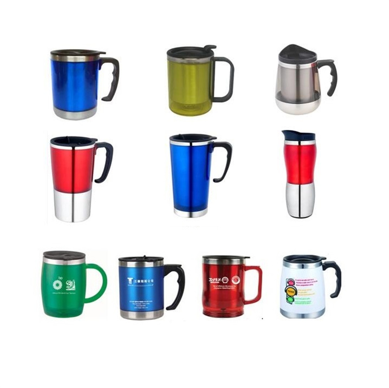 Stainless steel travel mug